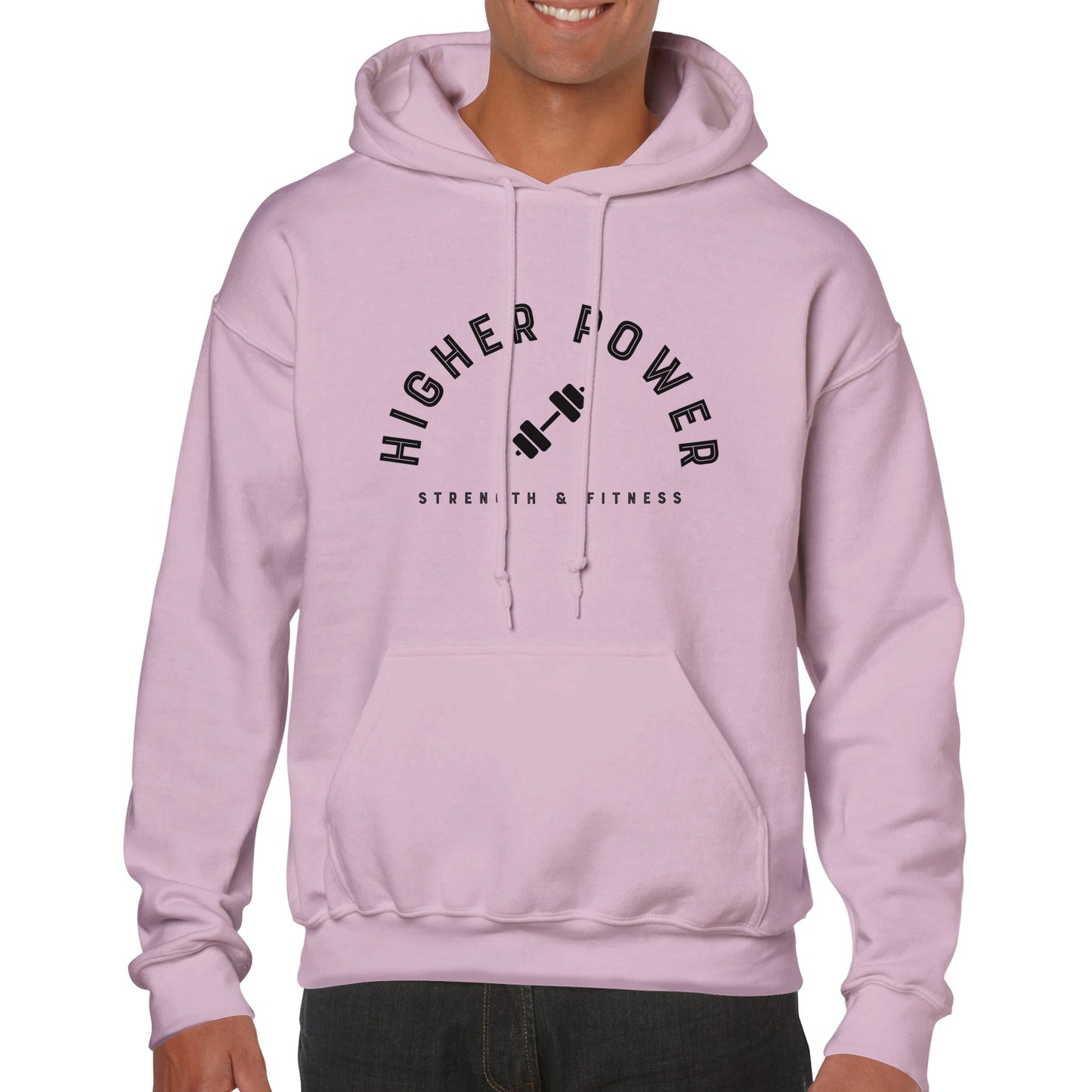 Strength & Fitness - Black Logo Hoodie