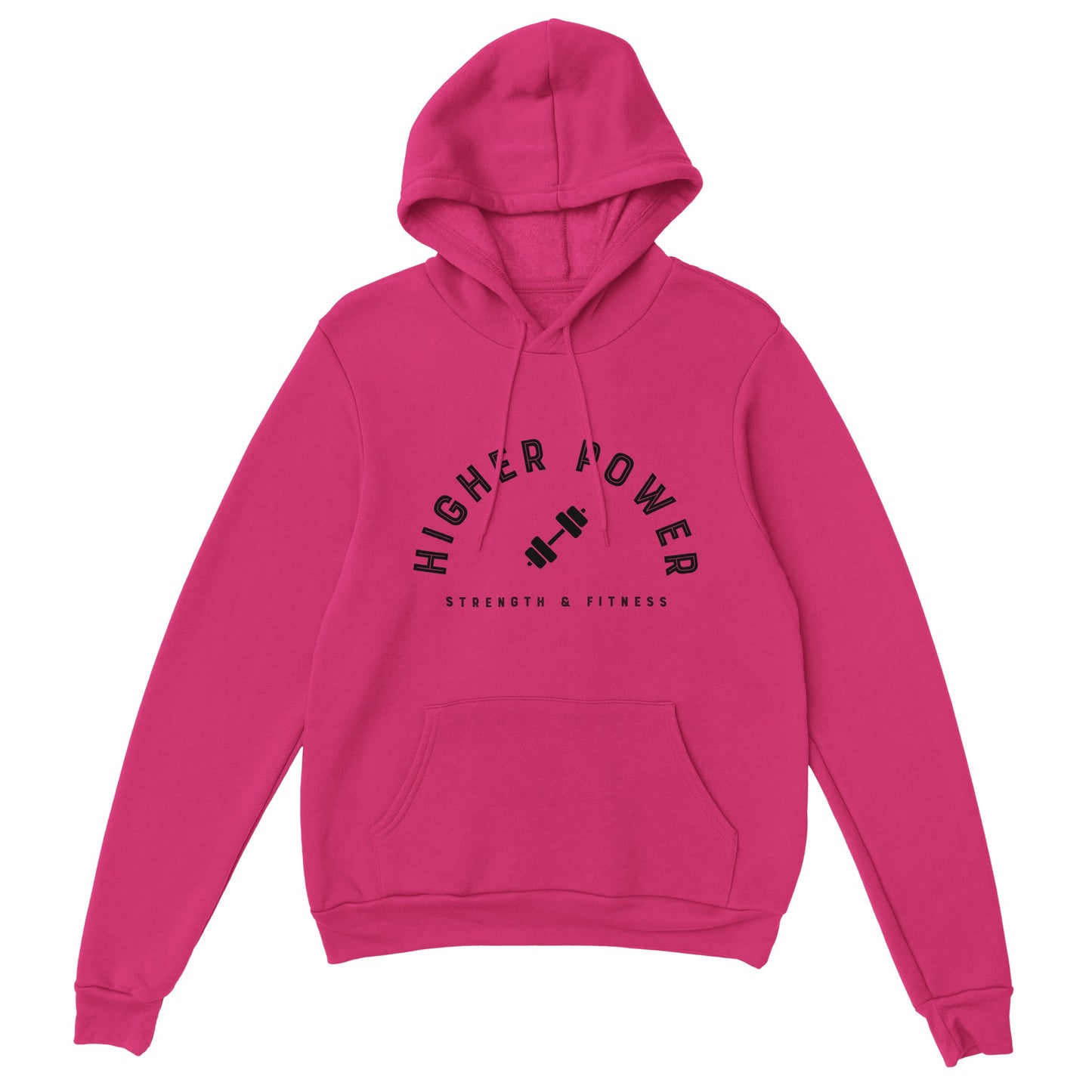 Strength & Fitness - Black Logo Hoodie