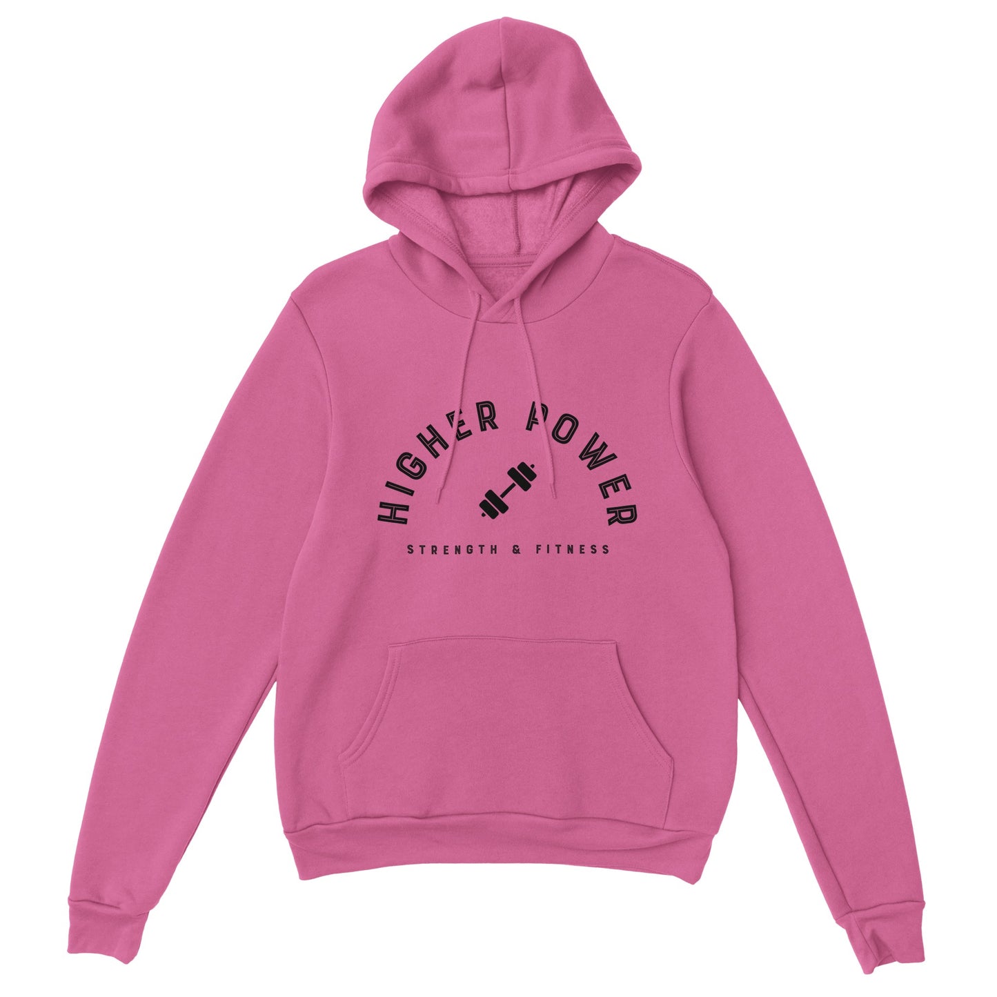 Strength & Fitness - Black Logo Hoodie