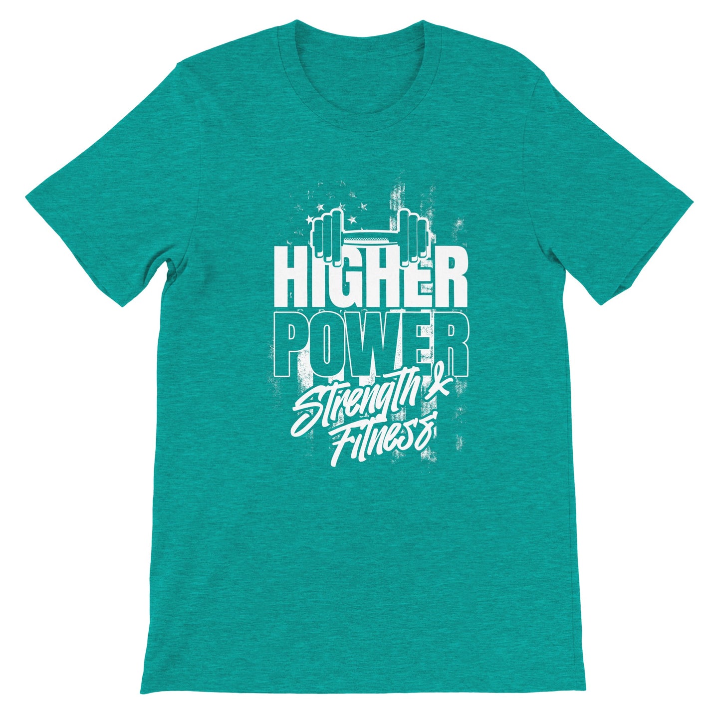 Higher Power Barbell Flag T-Shirt