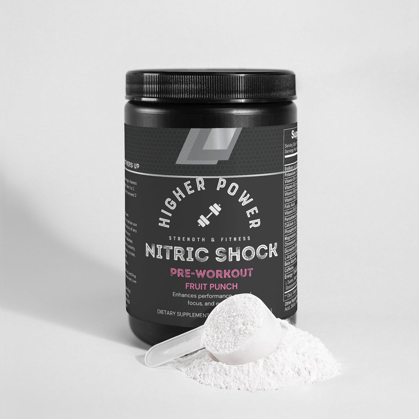 Nitric Shock Pre-Workout Powder (Fruit Punch)