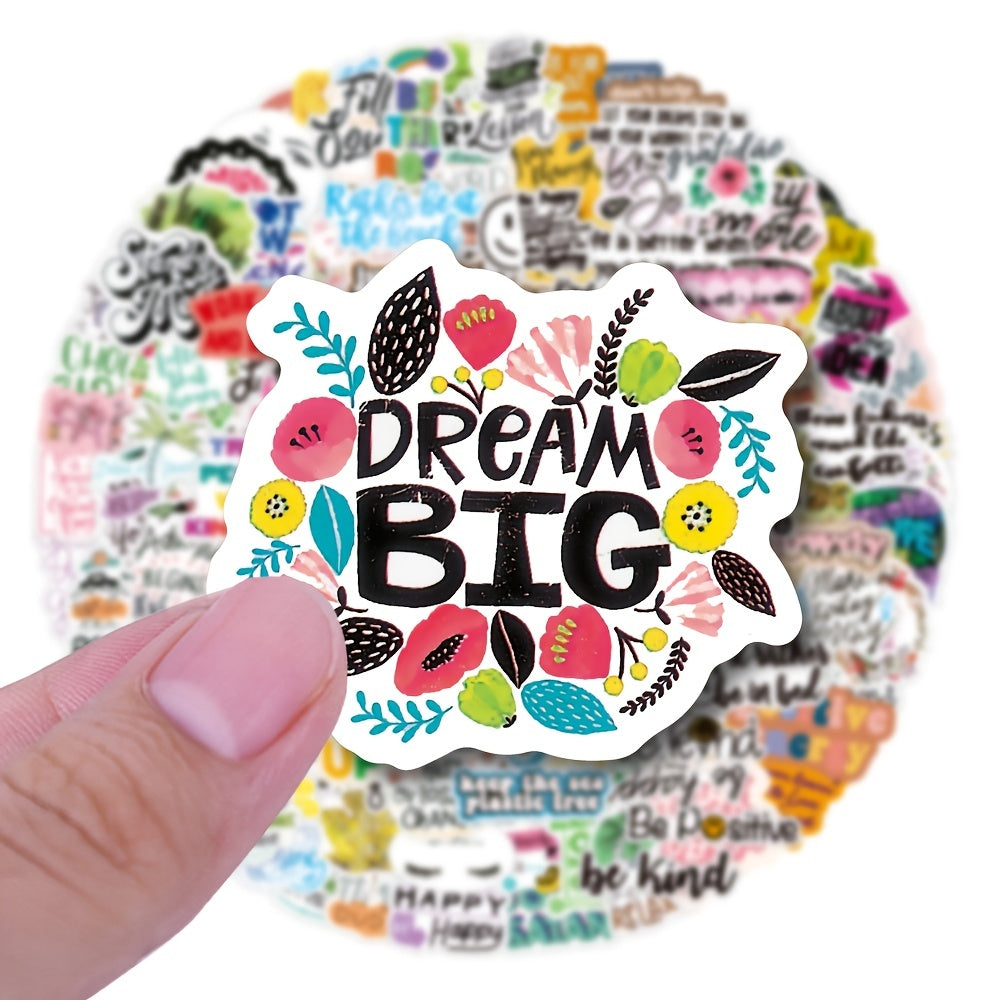 200pcs Inspirational Words Stickers