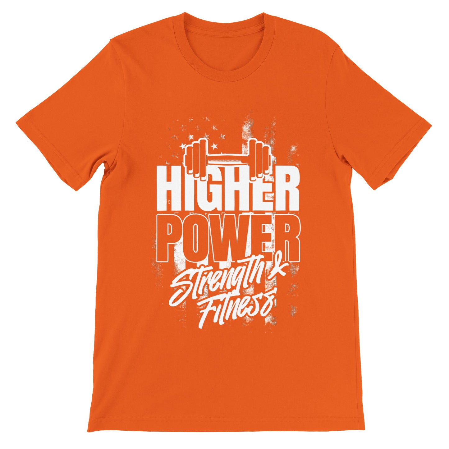 Higher Power Barbell Flag T-Shirt